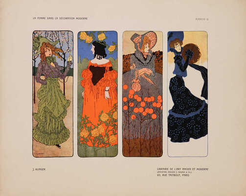 [Клингер Ю. Женщина в современных украшениях]. [c. 1902].